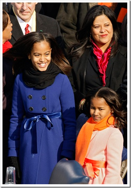 Sasha and Malia Obama