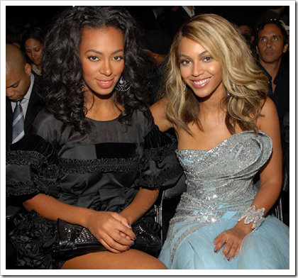 Solange and Beyonce